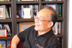 写真:JAXA名誉教授松本先生インタビュー