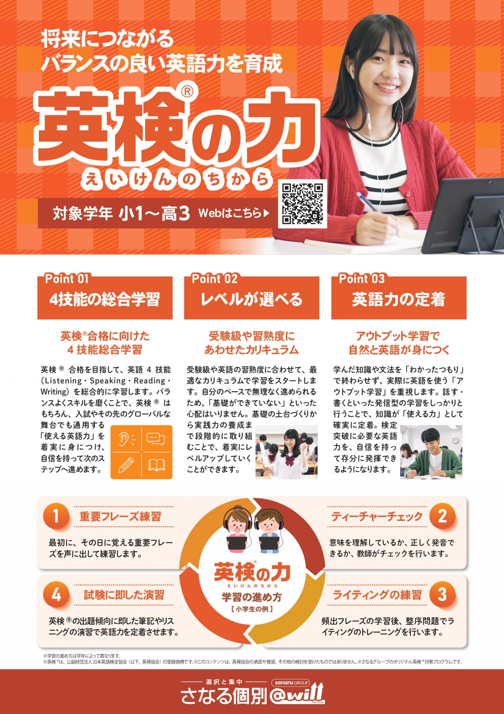 将来につながるバランスのいい英語力を身につけて、英検取得を目指す新しい力シリーズ「英検の力」