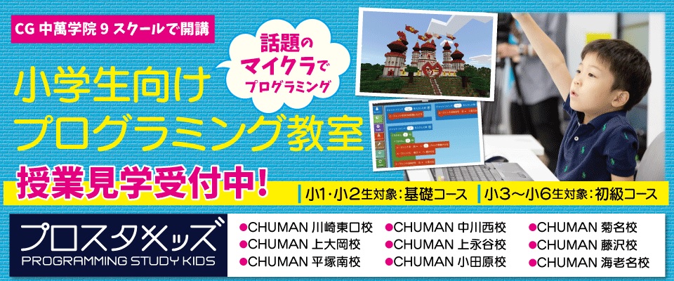 プログラミング 中萬 マイクラ