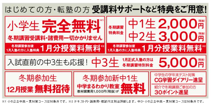 冬期講習